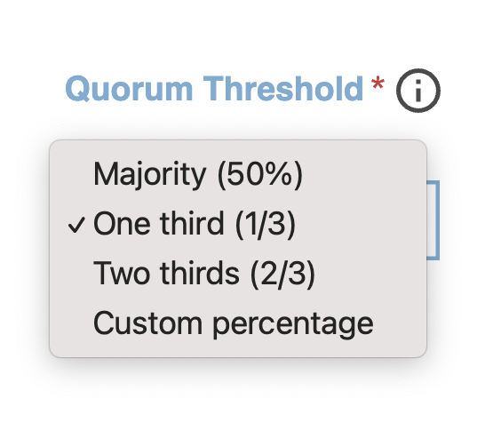 Configurable Quorum