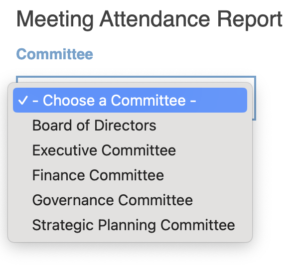 BoardSpot Meeting Attendance