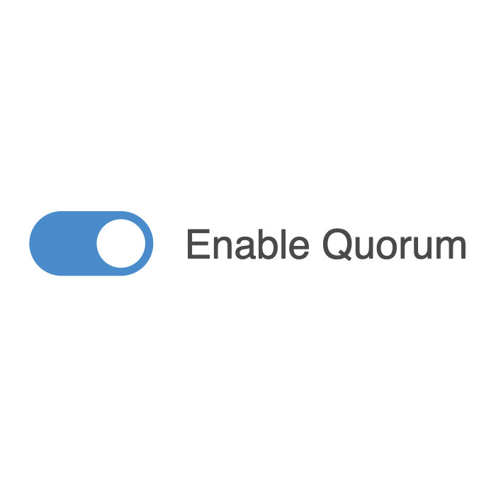 Optional Quorum