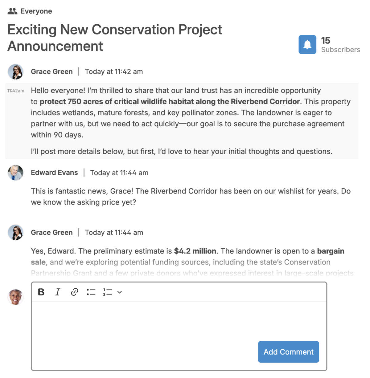 BoardSpot Discussions Feature